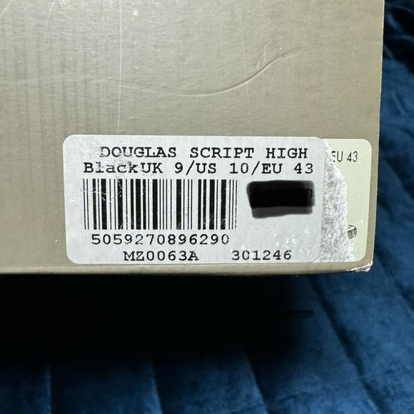 EUC ALLSAINTS Douglas Script High Top Sneakers Size 10 Men. - Picture 10 of 10